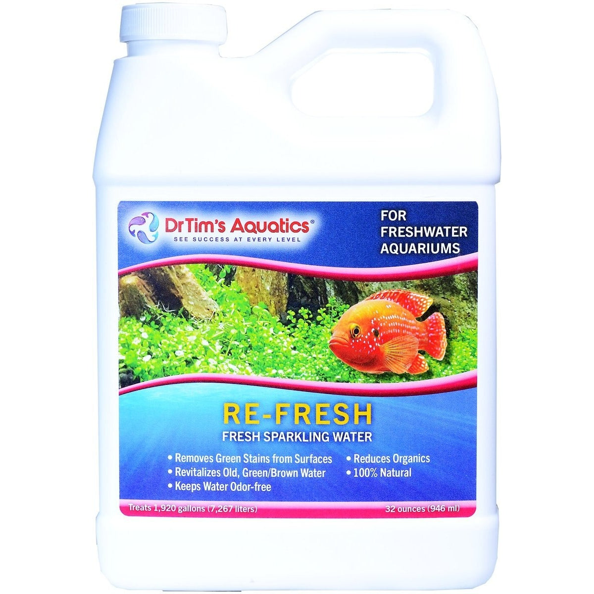 Dr. Tim's Aquatics One & Only Live Nitrifying Bacteria for Freshwater Aquariums 1ea/32 fl oz