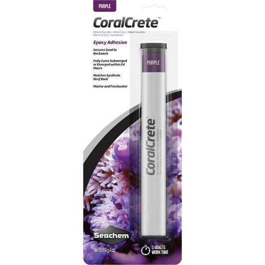 Seachem Laboratories CoralCrete Epoxy Adhesive Purple, 1ea/4 oz