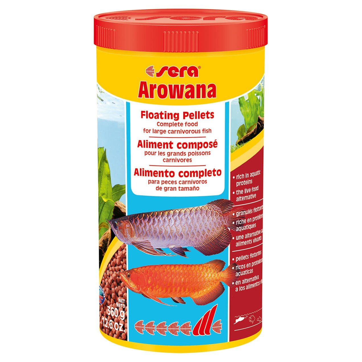 Arowana Pellets 1000ml Sera