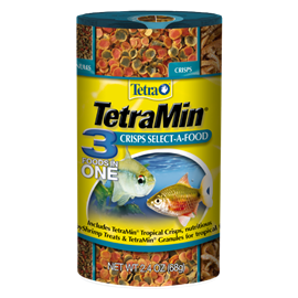 TetraMin Crisps Select-a-Food 2.4 oz, 250 ml Tetra