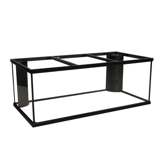 Corner-Flo 150G Aquarium (2 overflows), 72" x 18" x 27" (Black) Marineland