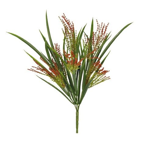 13" Wild Grass Mix Bush x 6 Green / Red Tideline Naturescapes