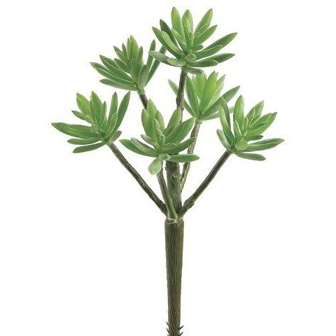 11" Plastic Sedum Stem Green Tideline Naturescapes