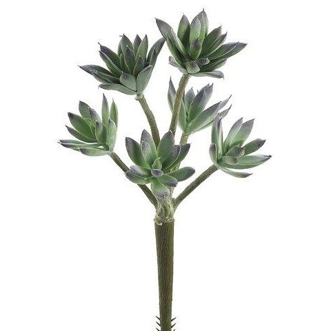 11" Plastic Sedum Stem Frosted Green Tideline Naturescapes