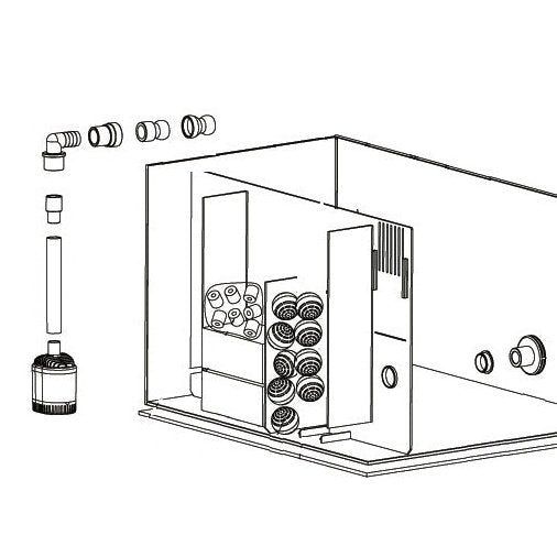 3 in 1 Crystal Set w/ Back Filter Lifegard Aquatics