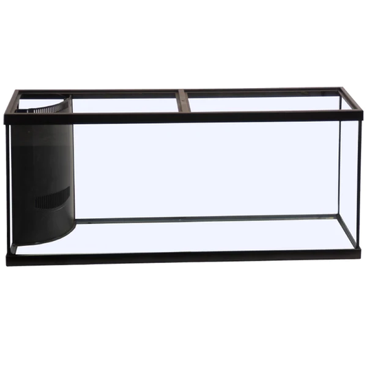 Corner-Flo 120G Aquarium (1 overflow), 48" x 24" x 24" (Black) Marineland