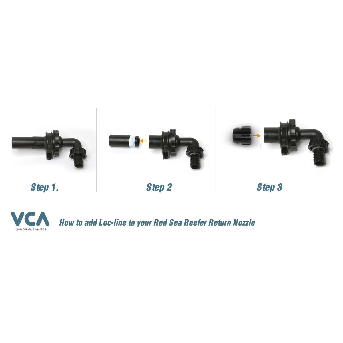 Reefer - Slip-Fit Adapter (25mm to 1/2" Loc-Line) VCA