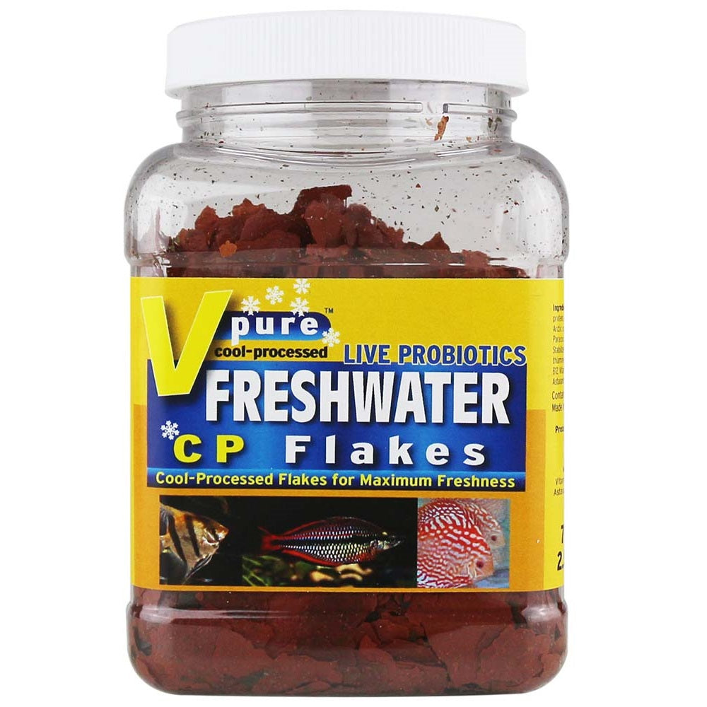 Cool-Processed Flake Food Freshwater 3oz V2O Aquarium