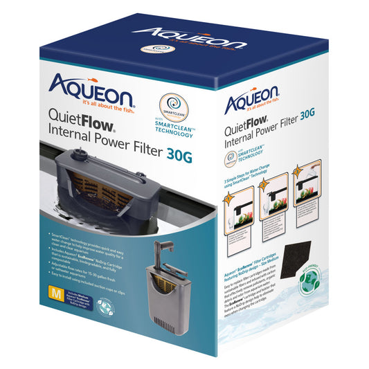 Aqueon QuietFlow® Internal Filter with SmartClean™ Technology 1ea/Medium