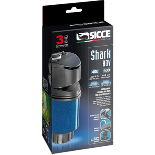 Sicce SHARK ADV 600 Internal Filter - 158 GPH 1ea Sicce