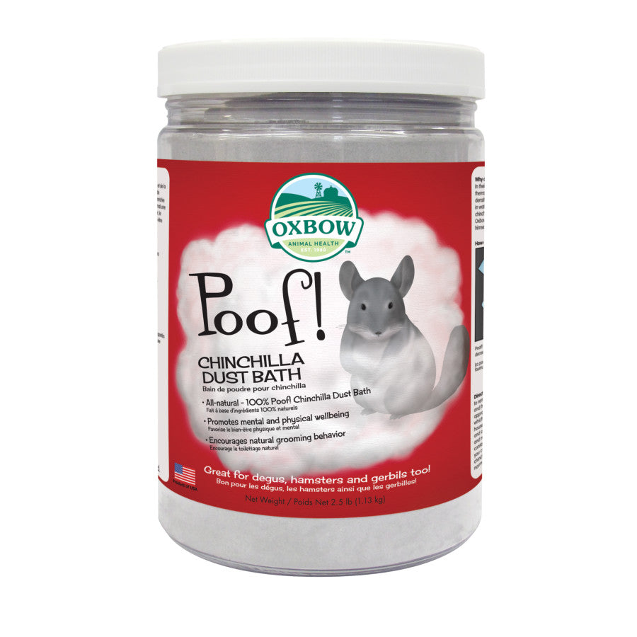 Oxbow Animal Health POOF! Chinchilla Dust Bath 1ea/2.5 lb