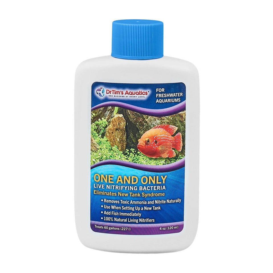 Dr. Tim's Aquatics One & Only Live Nitrifying Bacteria for Freshwater Aquariums 1ea/4 fl oz