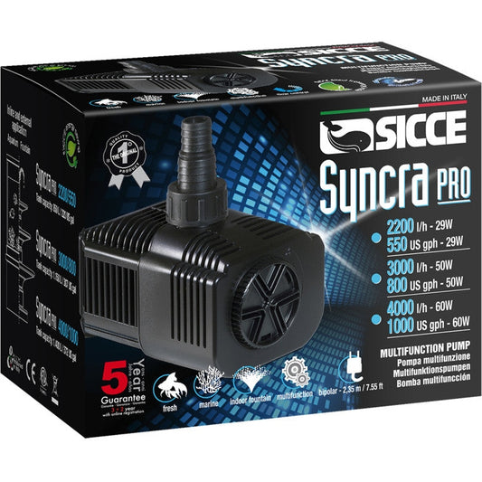 Sicce SYNCRA PRO 3000 Pump - 800 GPH 1ea