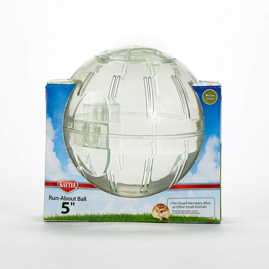 Kaytee Run-About Mini Exercise Ball Moon Glow, 1ea/5 in