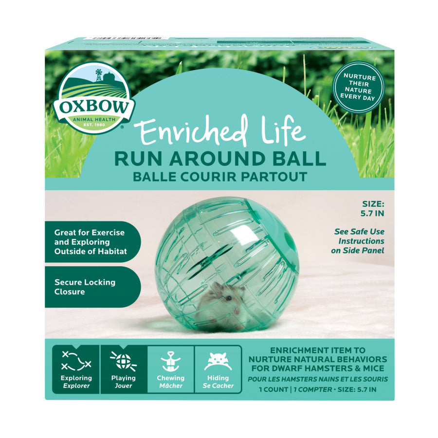 Oxbow Animal Health Enriched Life Small Animal Run Around Ball 1ea/One Size