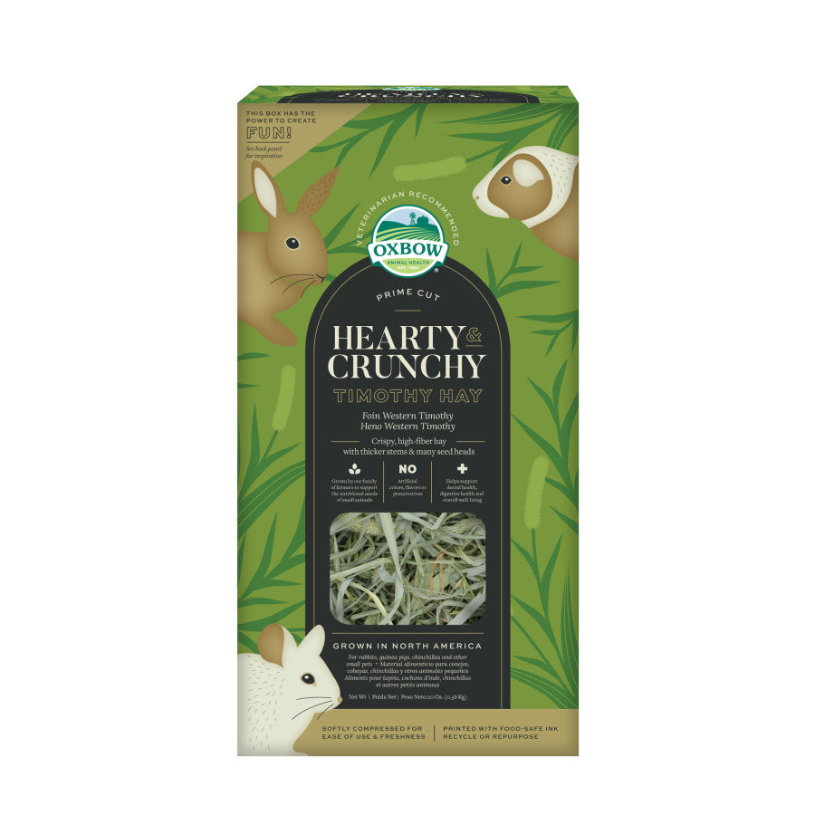 Oxbow Animal Health Prime Cut Hearty & Crunchy Timothy Hay Small Animal Treat 1ea/20 oz