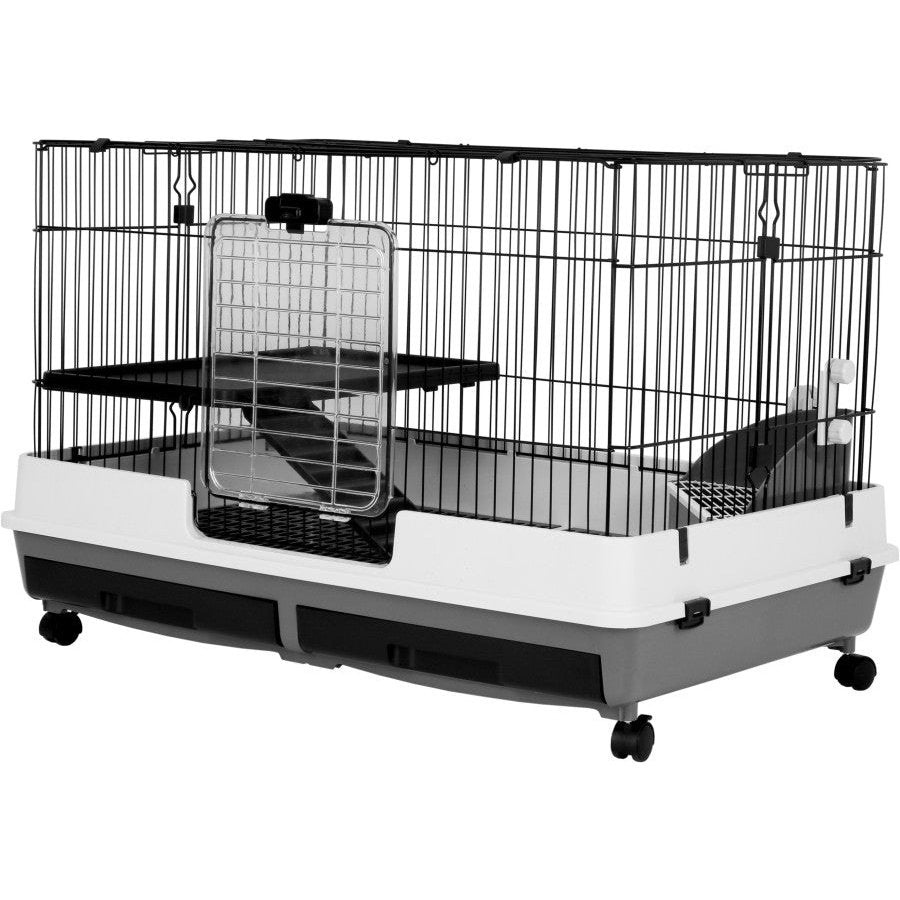 A & E Cages Deluxe Small Animal Cage 2-Level, 1ea/40 in X 25 in X 26 in