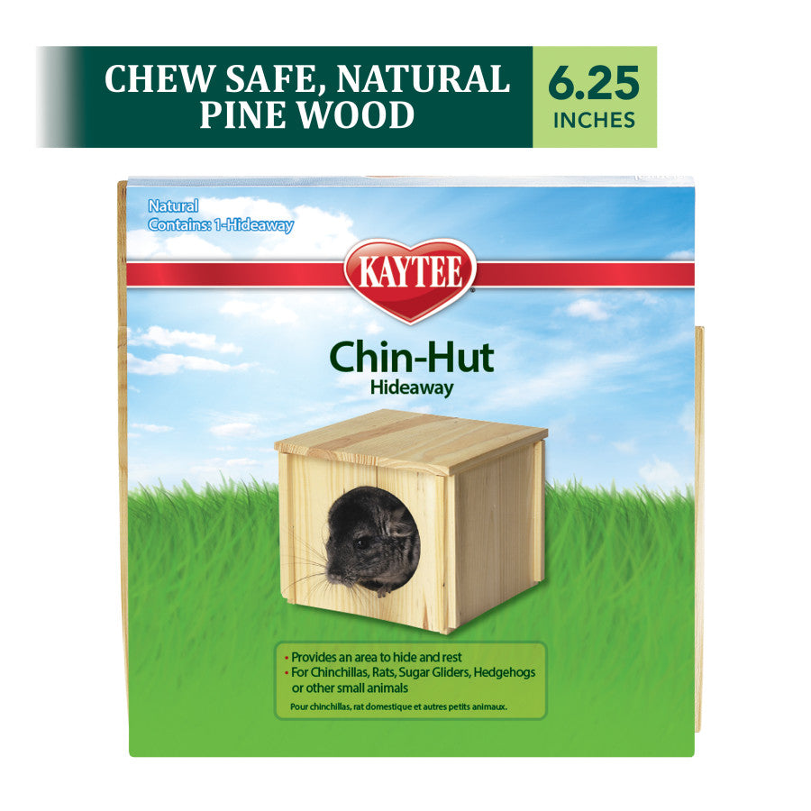 Kaytee Chinchilla Hut Hideout Clear, 1ea/8 in X 6.25 in X 6.25 in