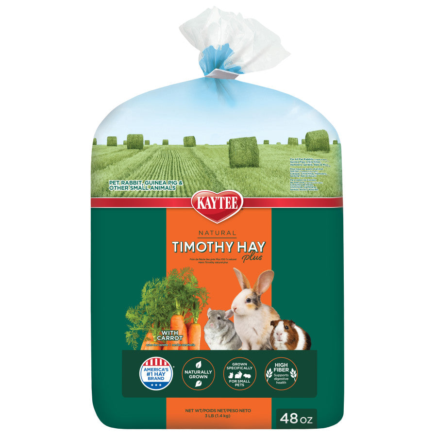 Kaytee Timothy Hay Plus Carrots 1ea/48 oz