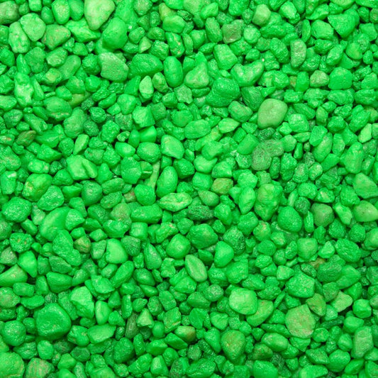 Estes Spectrastone Permaglo Aquarium Gravel Green, 1ea/5 lb