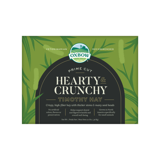 Oxbow Animal Health Prime Cut Hearty & Crunchy Timothy Hay Small Animal Treat 1ea/20 oz