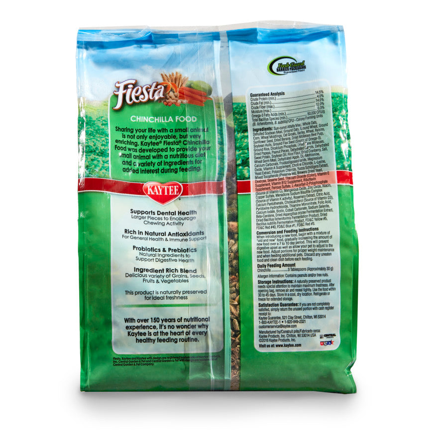 Kaytee Fiesta Chinchilla Food 1ea/2.5 lb Bag