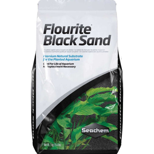 Seachem Laboratories Flourite Planted Aquarium Sand Black, 1ea/15.4 lb