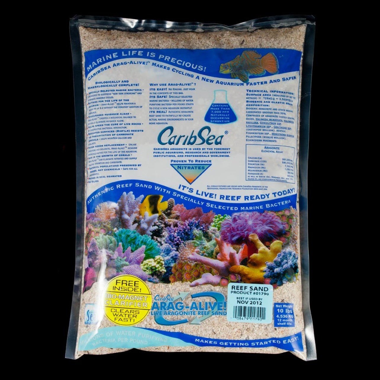 CaribSea Arag-Alive Special Grade Reef Sand 1ea/10 lb