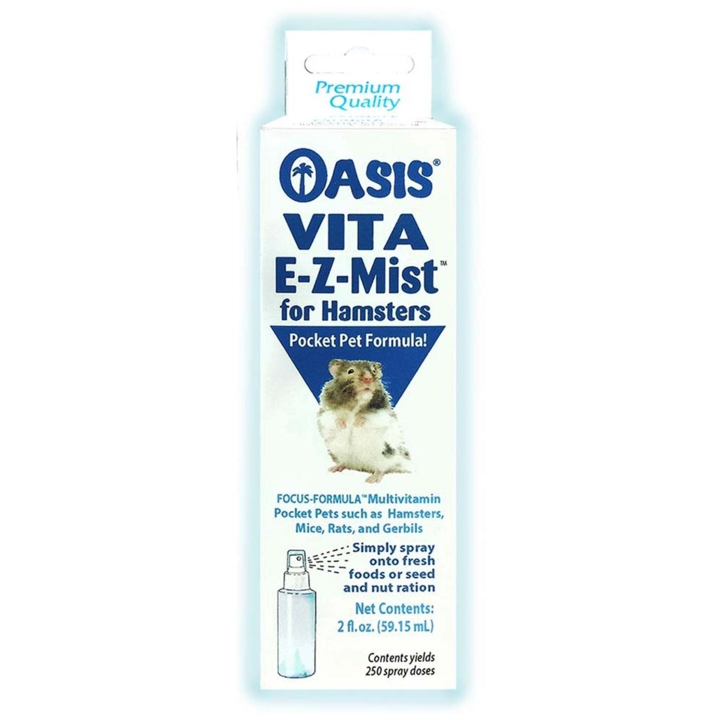 Oasis VITA E-Z-Mist Multivitamin Spray for Hamster & Pocket Pets 1ea/2 fl oz