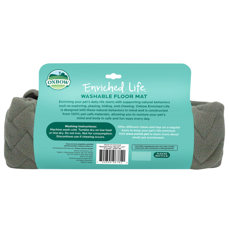 Oxbow Animal Health Enriched Life Washable Floor Mat 1ea/24In X 47 in