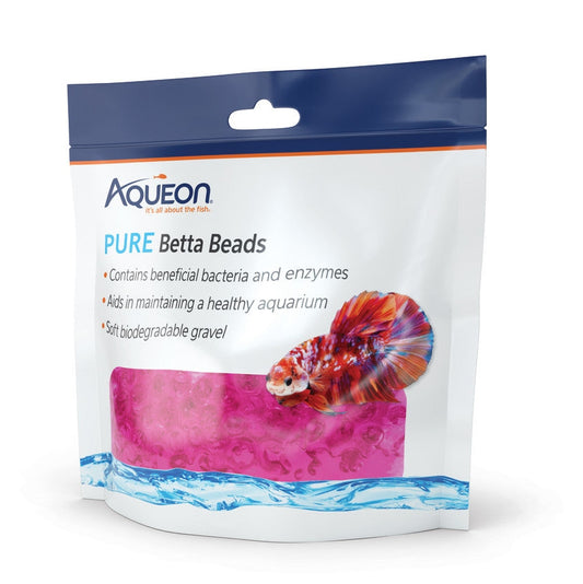 Aqueon Betta Beads Pink,, 1ea/One Pouch