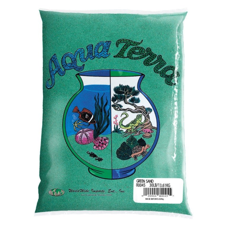 Aqua Terra Aquarium Sand Green, 1ea/5 lb