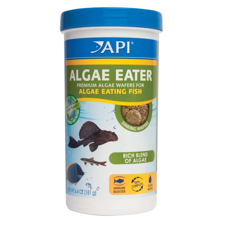 API Algae Eater Premium Sinking Wafer Fish Food 1ea/6.4 oz