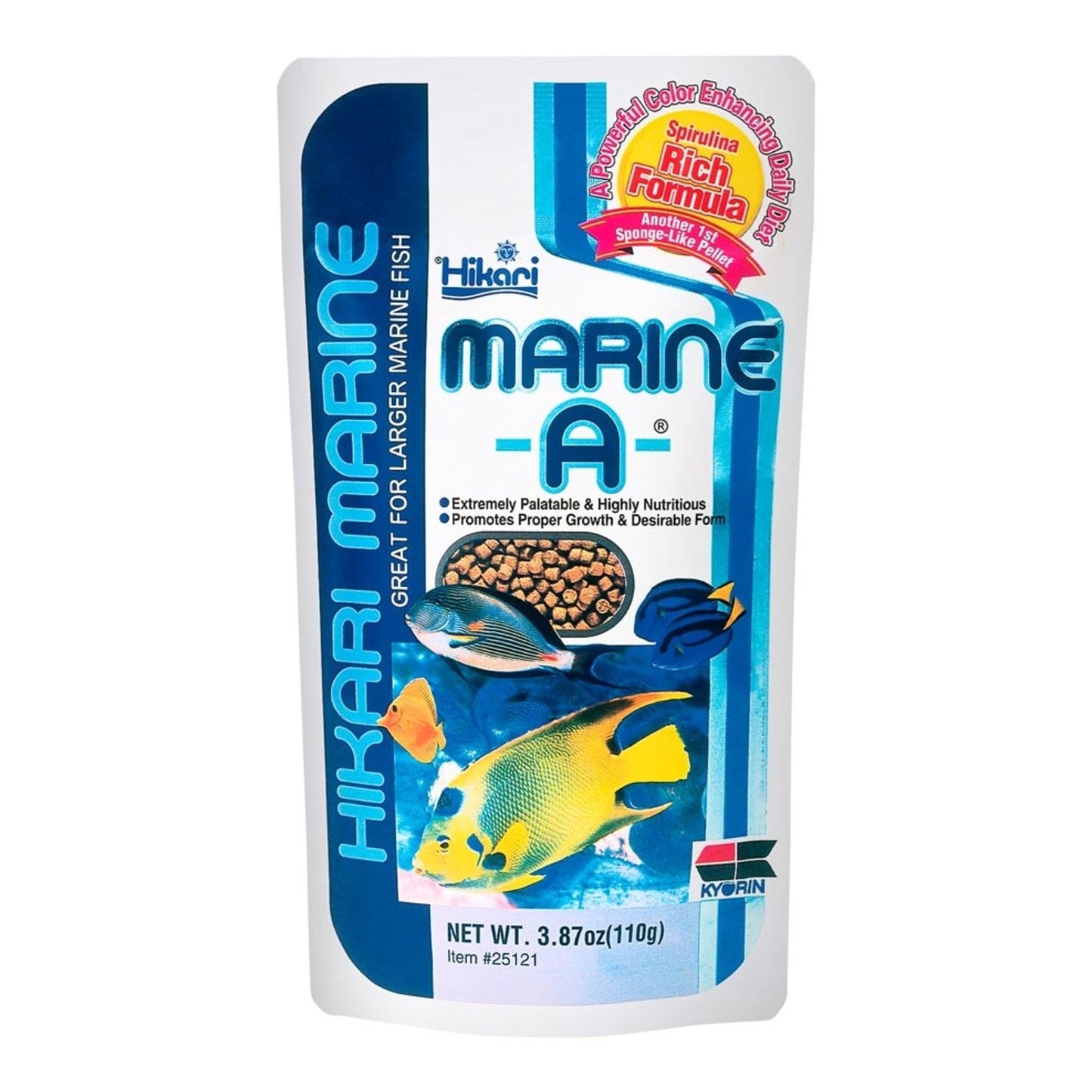 Hikari USA Marine A Pellets Slow Sinking Fish Food 1ea/3.87 oz