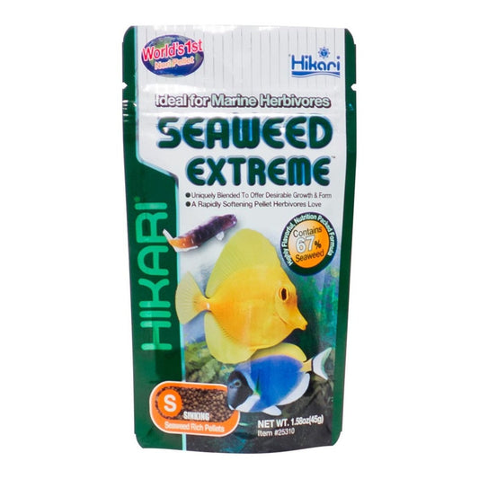 Hikari USA Seaweed Extreme Pellets Fish Food 1ea/1.58 oz, SM