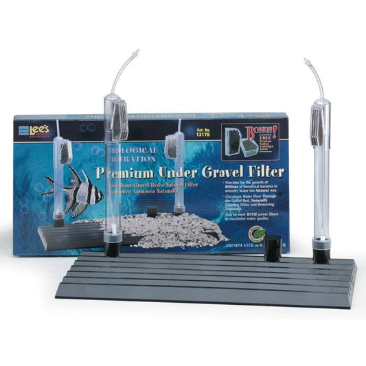 Lee's Aquarium & Pet Products Premium Under Gravel Filter Black, Clear, 1ea/18 In X 72 in