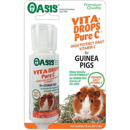 Oasis Vita-Drops Pure Vitamin C for Guinea Pigs 1ea/2 fl oz