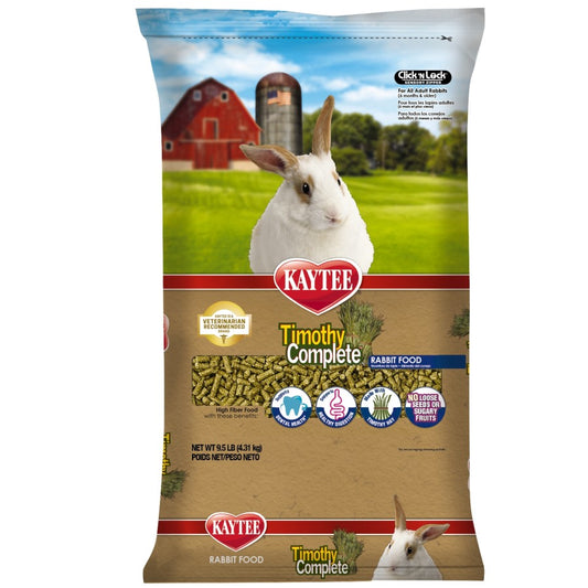 Kaytee Timothy Complete Rabbit Food 1ea/9.5 lb