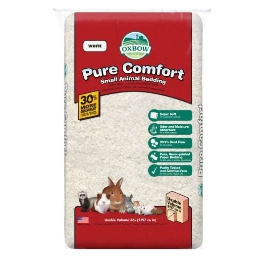 Oxbow Animal Health Pure Comfort Small Animal Bedding White, 1ea/36 l