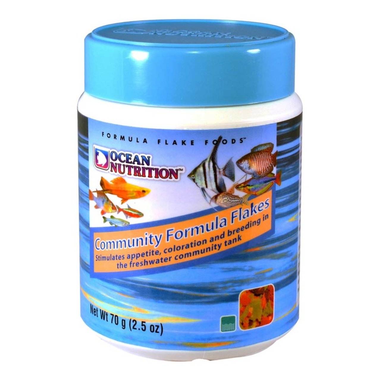 Ocean Nutrition Community Formula Flakes Fish Food 1ea/2.5 oz