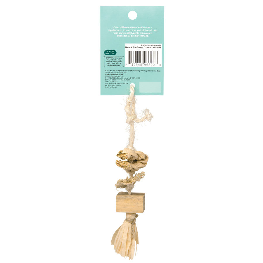 Oxbow Animal Health Enriched Life Natural Play Dangly Small Animal Toy 1ea/One Size