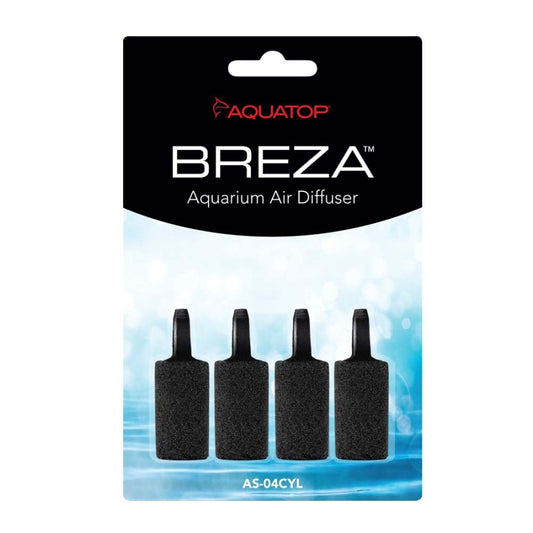 Aquatop BREZA Aquarium Diffuser Air Stone Black, 1ea/1 in, 4 pk