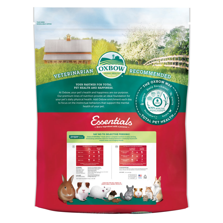 Oxbow Animal Health Essentials Adult Rabbit Food 1ea/25 lb