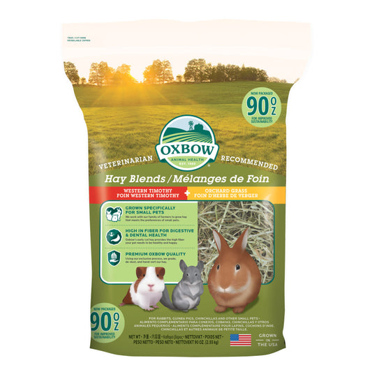 Oxbow Animal Health Hay Blends Western Timothy & Orchard Grass Hay Blends 1ea/90 oz