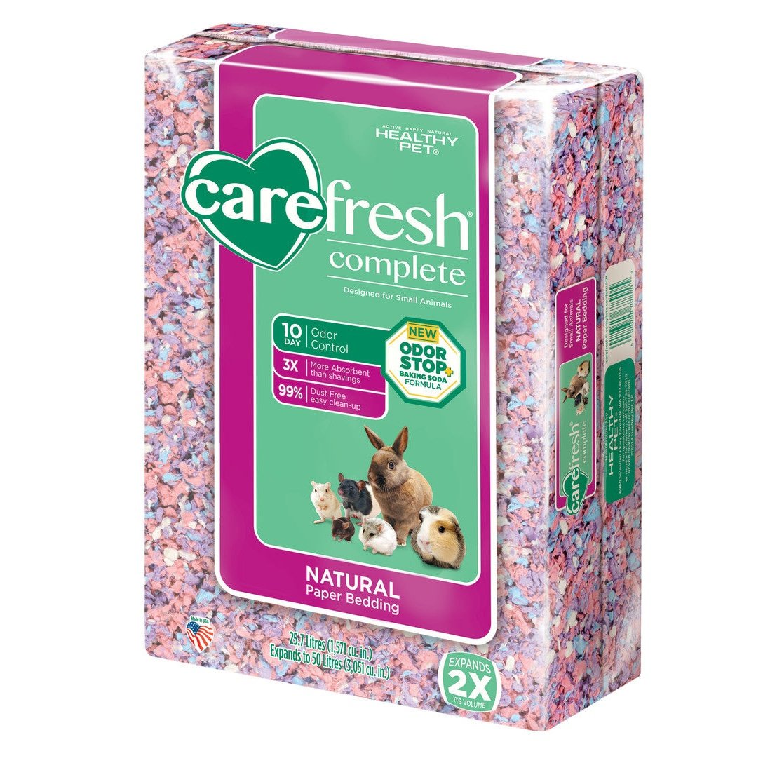 CareFRESH Complete Comfort Small Pet Bedding Confetti, 1ea/50 l