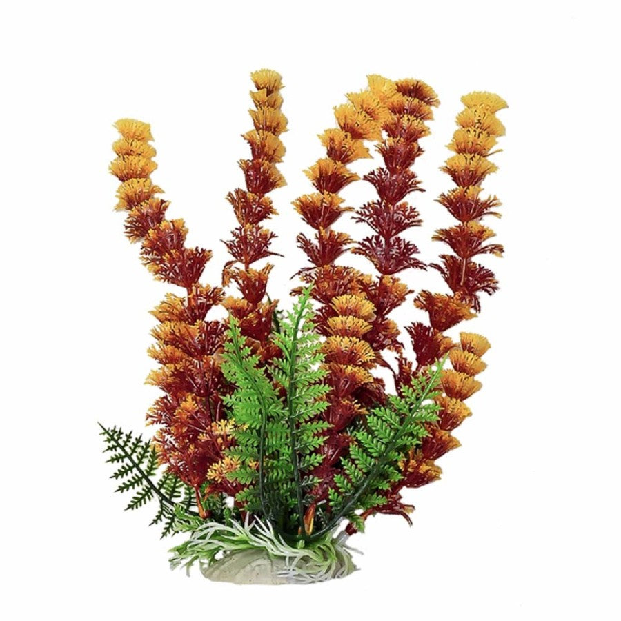 Aquatop Cabomba Aquarium Plant with Weighted Base Fire, 1ea/12 in