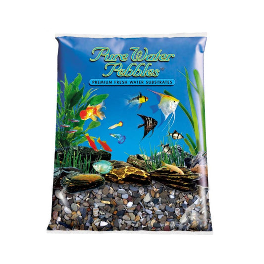 Pure Water Pebbles Premium Fresh Water River Jack Natural Aquarium Gravel 1ea/5 lb