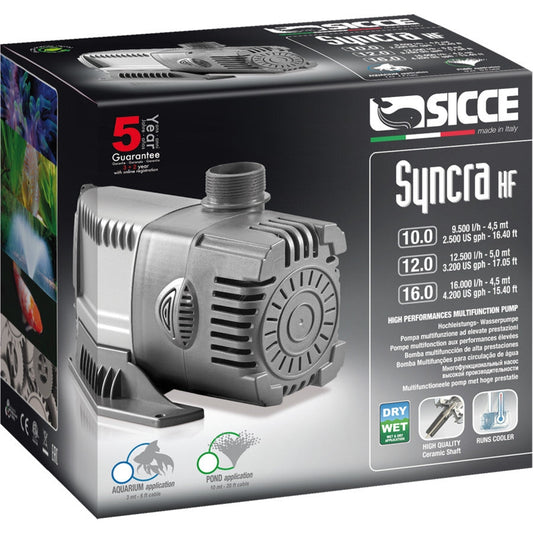 Sicce SYNCRA HF (High Flow) 12.0 Pump - 3200 GPH 1ea