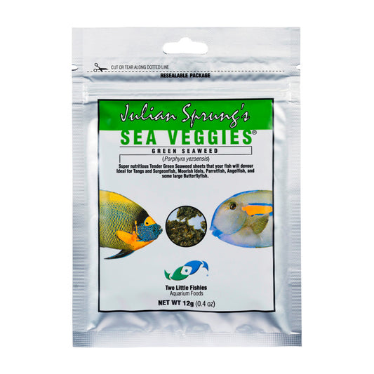 Two Little Fishies Julian Sprung's Seaveggies Green Seaweed Fish Food 1ea/0.4 oz