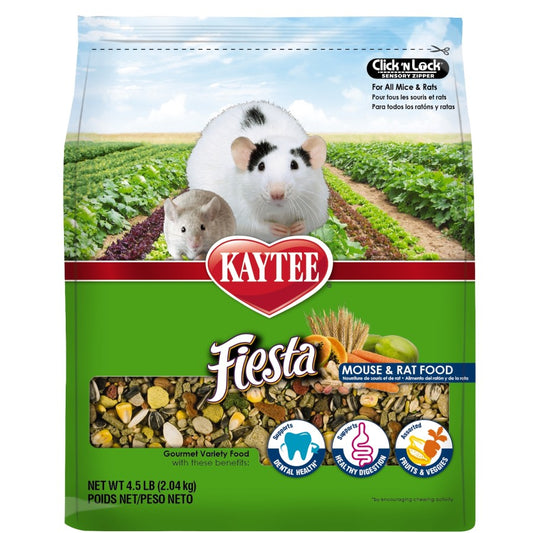 Kaytee Fiesta Mouse and Rat Food 1ea/4.5 lb